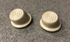 1946-1951 Willys Jeep Wagon Delivery Truck Interior Ivory Door Button Pair