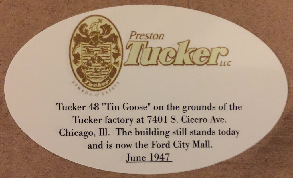 Limited Edition framed Tucker Car Tin Goose print