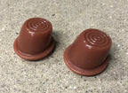 1946-1951 Willys Jeep Wagon Delivery Truck Interior Brown Door Button Pair