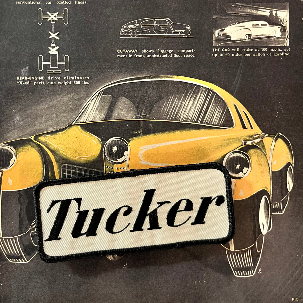 Vintage Style Tucker Script Iron-On Patch