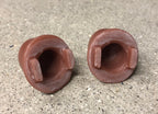 1946-1951 Willys Jeep Wagon Delivery Truck Interior Brown Door Button Pair