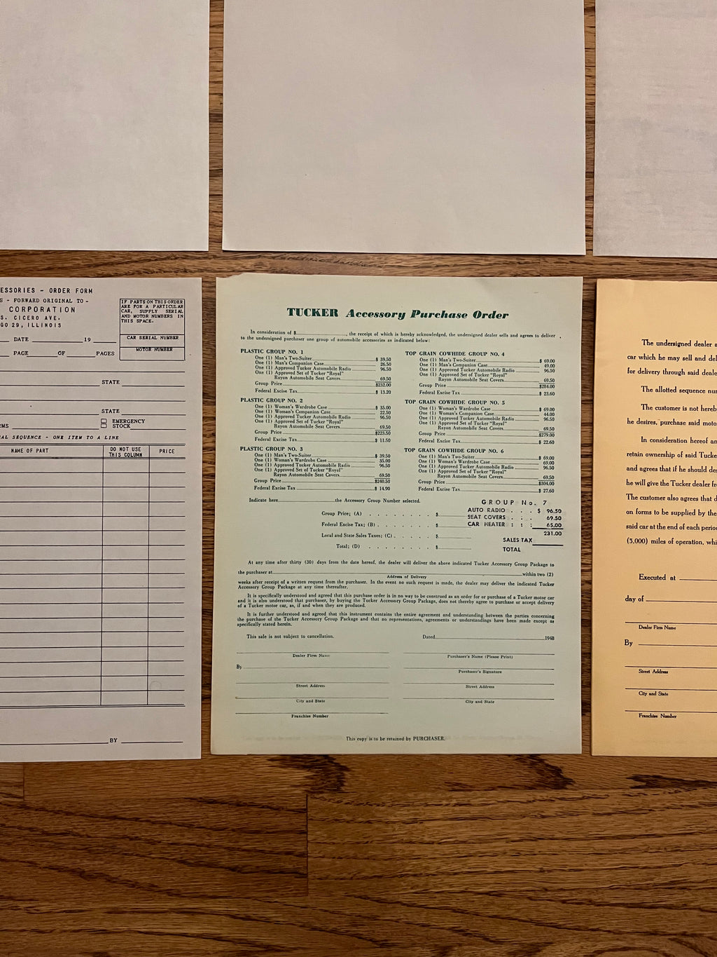 Authentic Tucker Document Pack #1