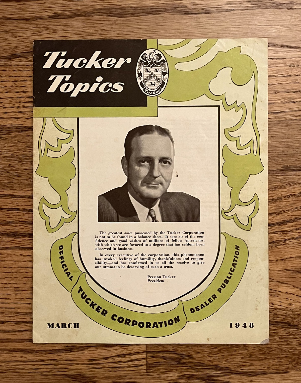 Original "Tucker Topics" Publications - Singles or Full Set