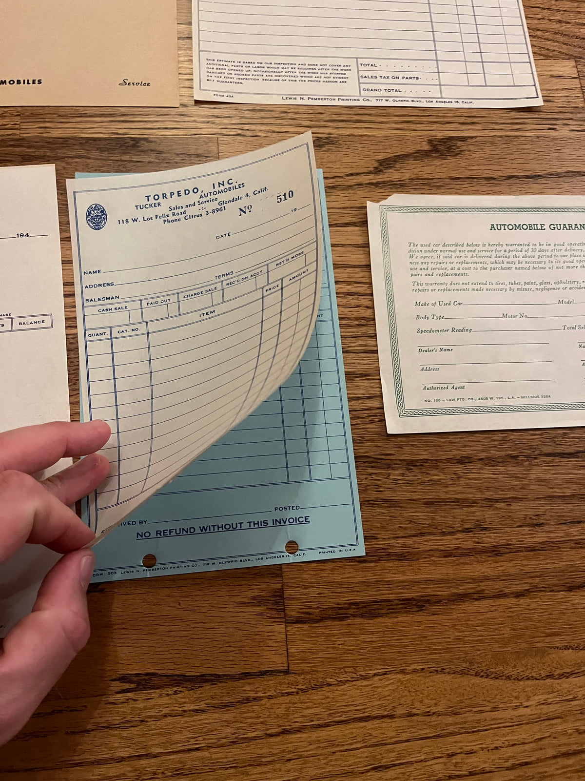 Authentic Tucker Document Pack #2