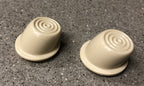 1946-1951 Willys Jeep Wagon Delivery Truck Interior Ivory Door Button Pair
