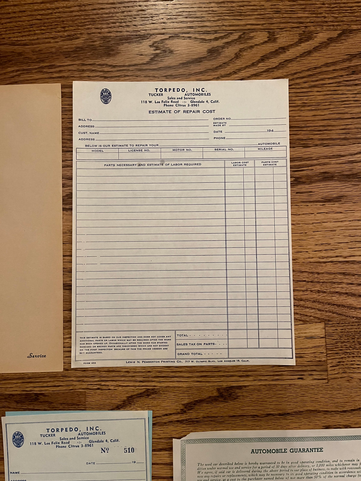 Authentic Tucker Document Pack #2