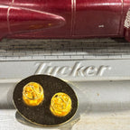 Reproduction Turquoise Tucker Corporation Employee Badge