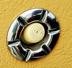 1946-1951 Willys Jeep Wagon Delivery Truck Interior Ivory Door Button Pair