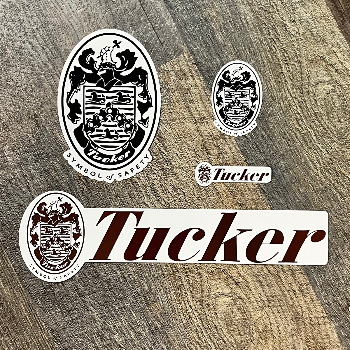 Tucker Symbol of Safety / Tucker Script Sticker Pack