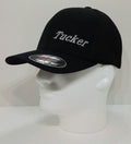 Tucker Car Embroidered Curved Bill Fitted Hat