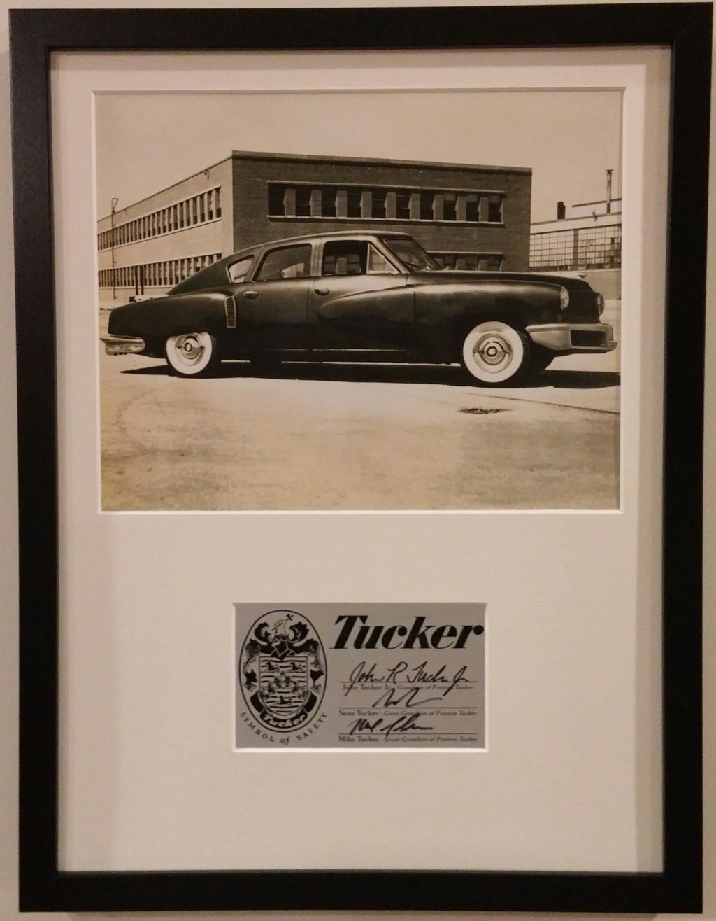 Limited Edition framed Tucker Car Tin Goose print