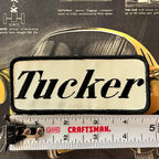 Vintage Style Tucker Script Iron-On Patch