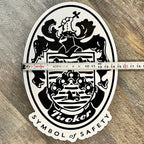 Jumbo 22 x 15 Inch Tucker Symbol of Safety Sticker