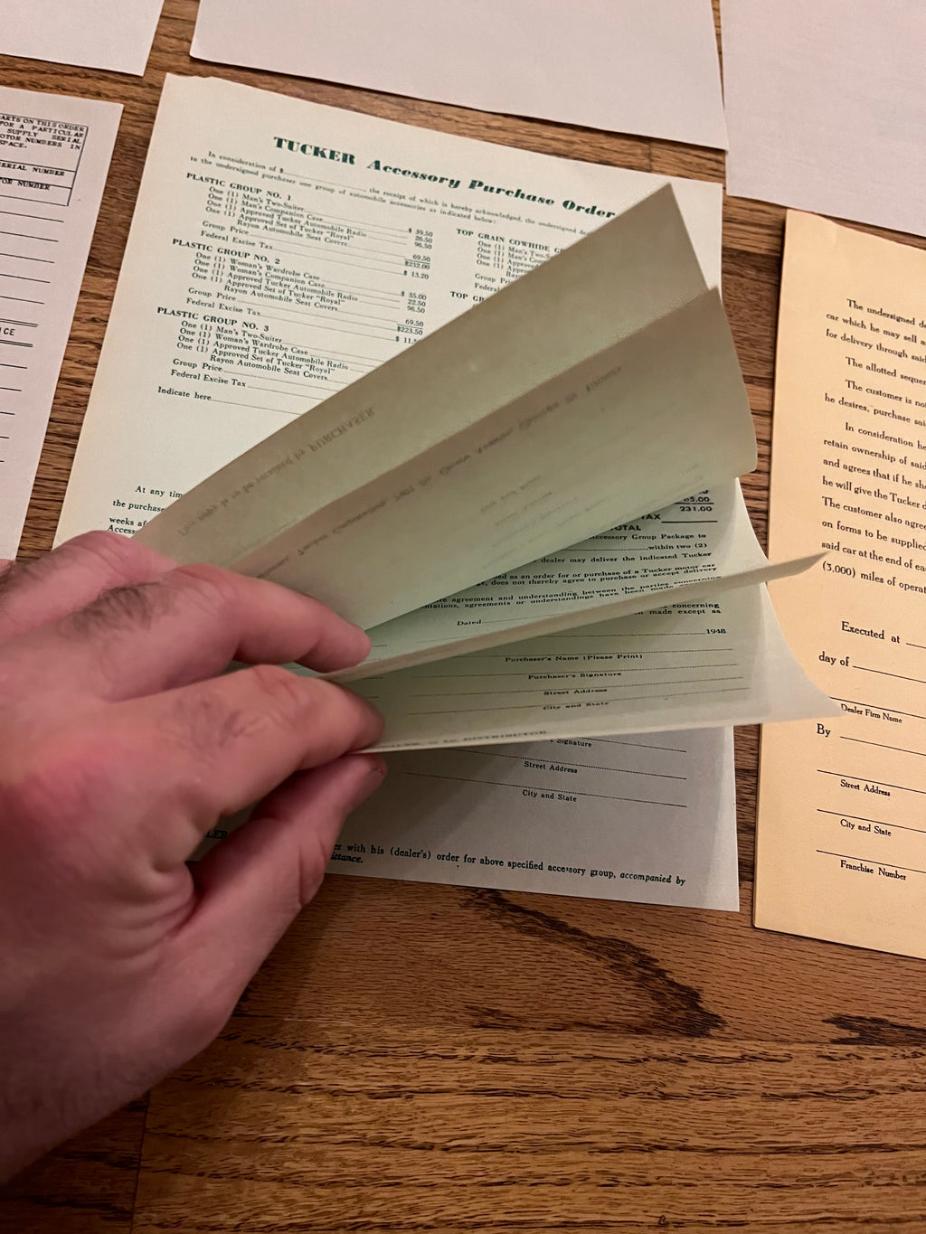 Authentic Tucker Document Pack #1