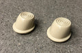 1946-1951 Willys Jeep Wagon Delivery Truck Interior Ivory Door Button Pair