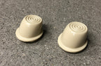 1946-1951 Willys Jeep Wagon Delivery Truck Interior Ivory Door Button Pair
