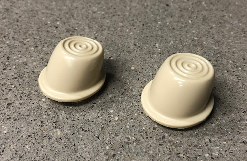 1946-1951 Willys Jeep Wagon Delivery Truck Interior Ivory Door Button Pair