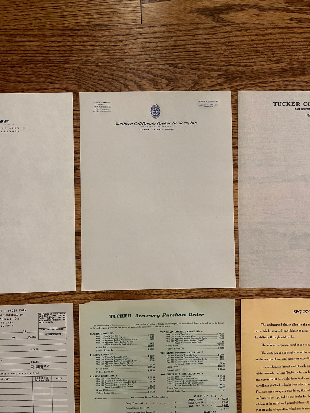 Authentic Tucker Document Pack #1