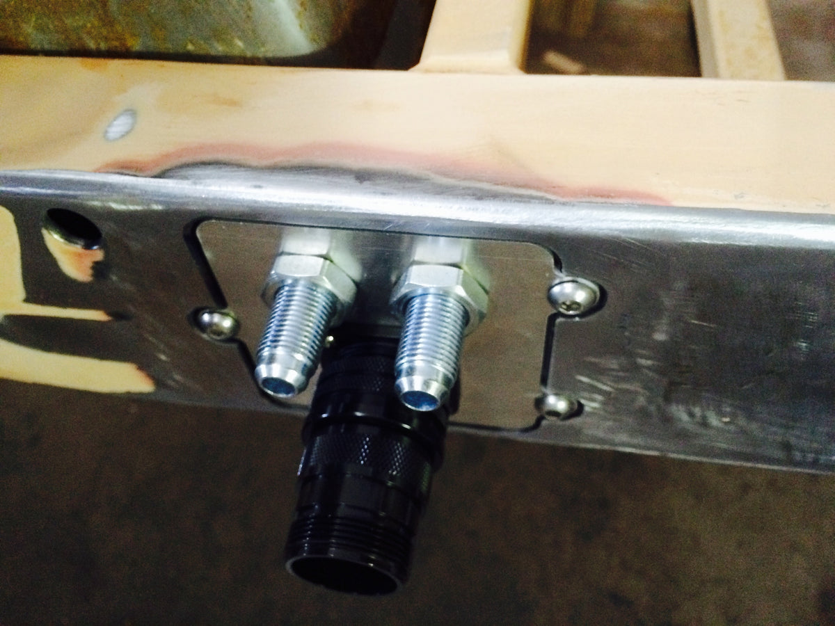 Frame Wiring/Plumbing Pass Through - Weld-In